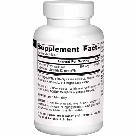 Picolinato de Cromo - 500 mcg - Haz Tu Pedido