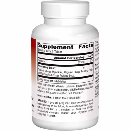 Chaga Con Calcio - 1000 mg - Haz Tu Pedido