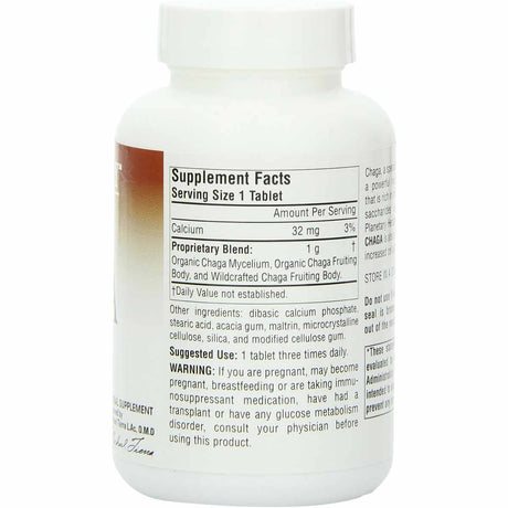 Chaga Con Calcio - 1000 mg - Haz Tu Pedido