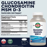 Glucosamina con Condroitina y MSM D-3 - 120 Tabletas - Haz Tu Pedido