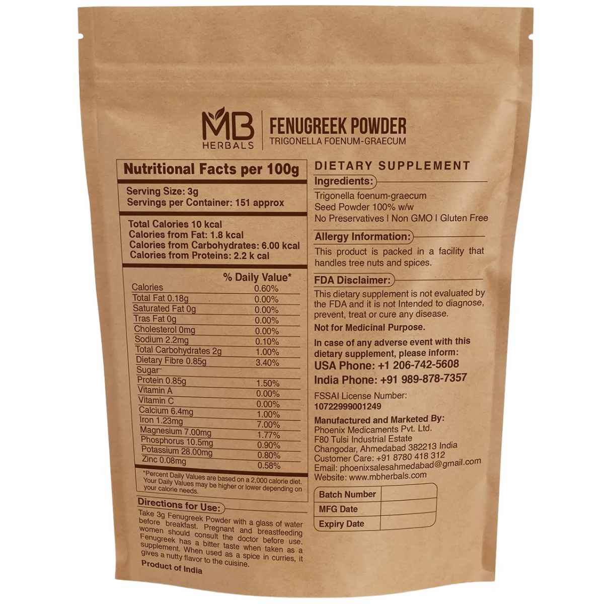 Fenogreco en Polvo - 227 g - Haz Tu Pedido