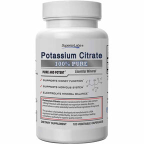 Citrato de Potasio - 120 Cápsulas Vegetales - Haz Tu Pedido