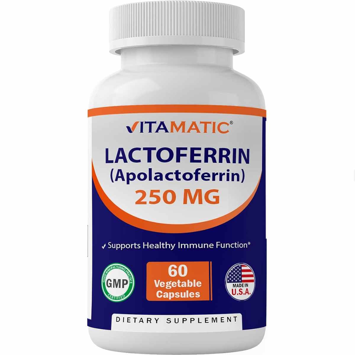 Lactoferrina 250 mg - 60 Cápsulas - Haz Tu Pedido