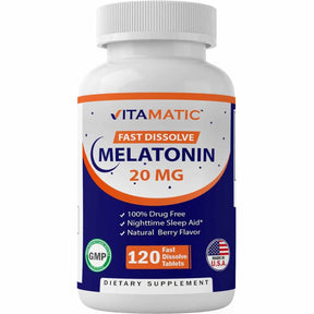 Melatonina - 20 mg - 120 Tabletas - Haz Tu Pedido