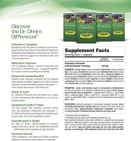 Essential Formulas Dr. Ohhira’s® Probióticos - Cápsulas