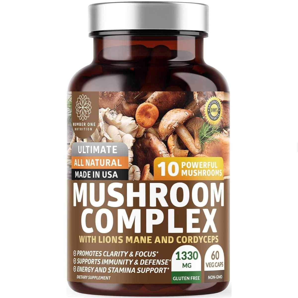 Complejo de Hongos - 60 Cápsulas Vegetales - Haz Tu Pedido