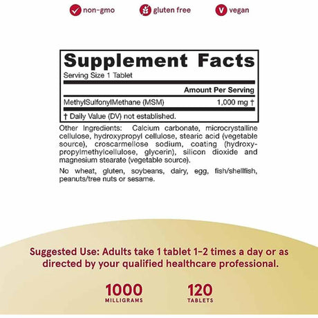 MSM 1000Mg - Haz Tu Pedido