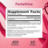 Pantetina 450mg - 60 Cápsulas Blandas - Haz Tu Pedido
