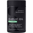 Sports Research Garlic Oil Pills - 150 Cápsulas Blandas Vegetarianas - Haz Tu Pedido