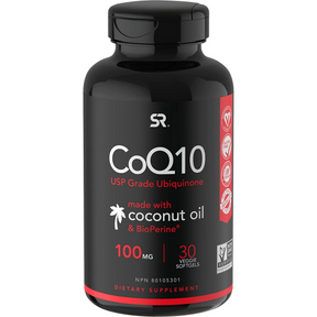 Sports Research CoQ10 100 mg with Coconut Oil & Bioperine (Black Pepper) - Haz Tu Pedido