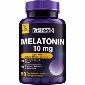 Melatonina - 10 mg - 90 Tabletas de Disolución Rápida - Haz Tu Pedido