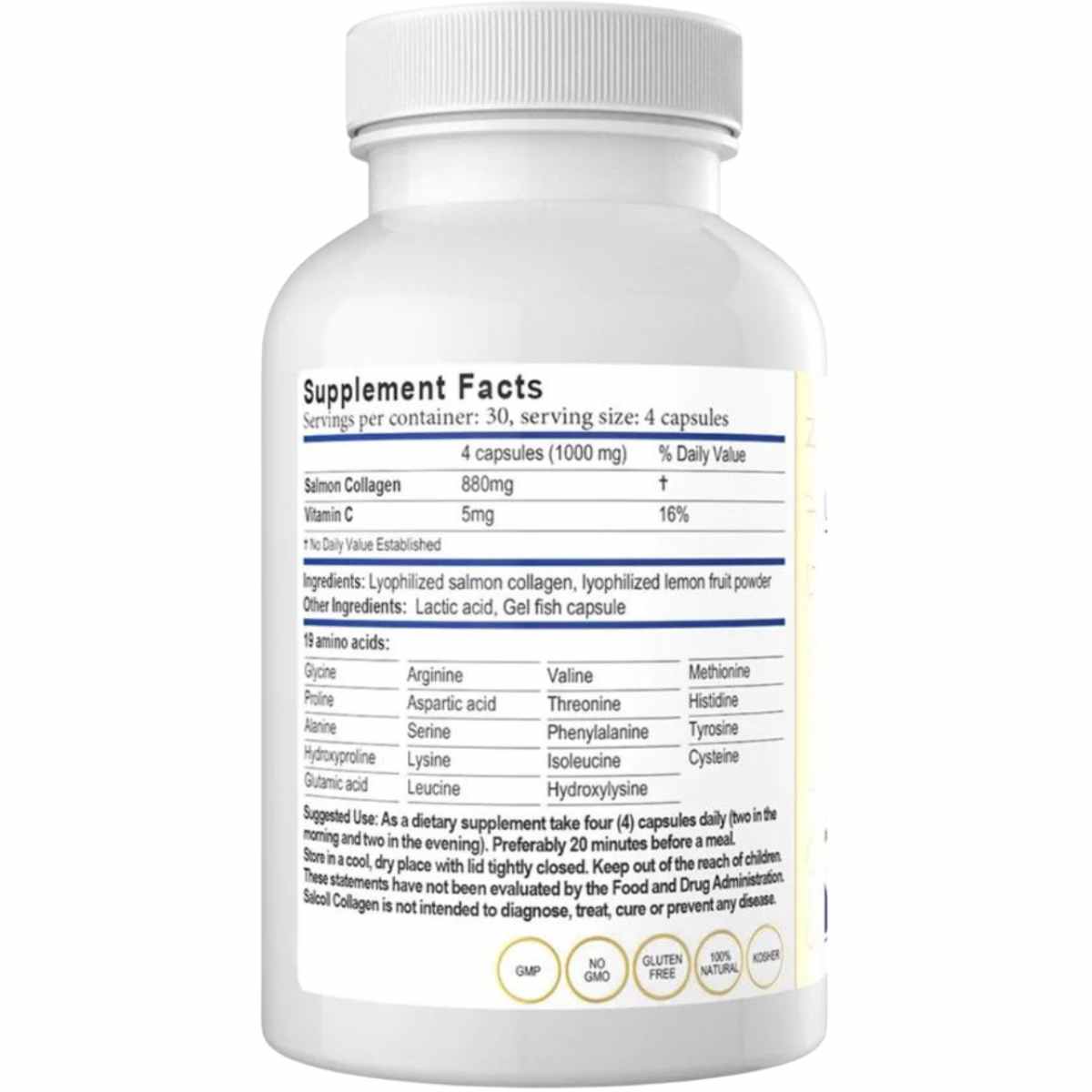 Colágeno con Vitamina C  - 120 Cápsulas - Haz Tu Pedido