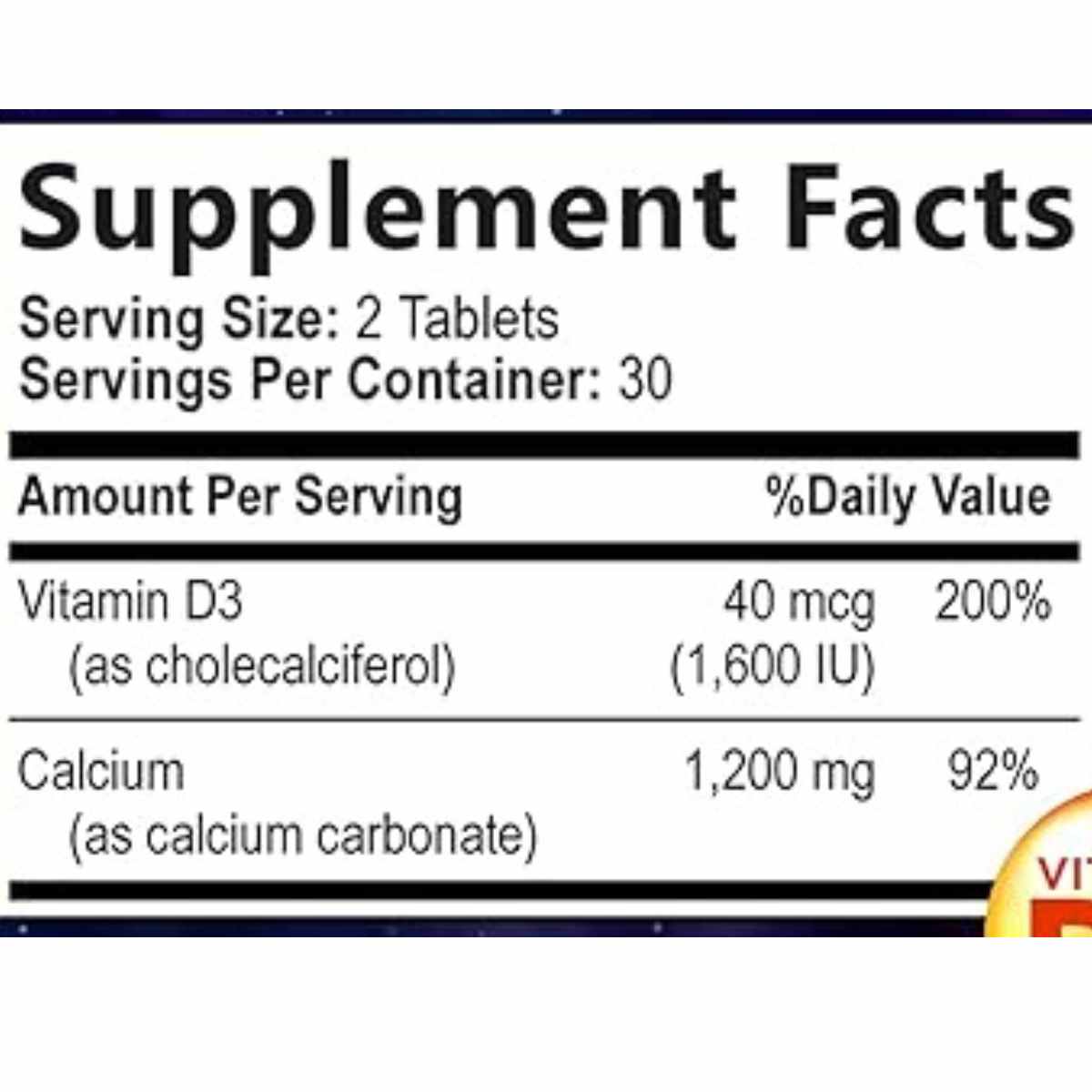 Calcio con Vitamina D3 - Haz Tu Pedido