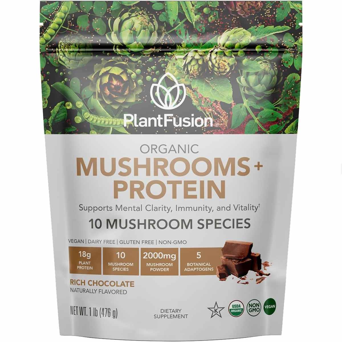 Proteína de Complejo de Hongos - Vainilla - 456 g - Haz Tu Pedido