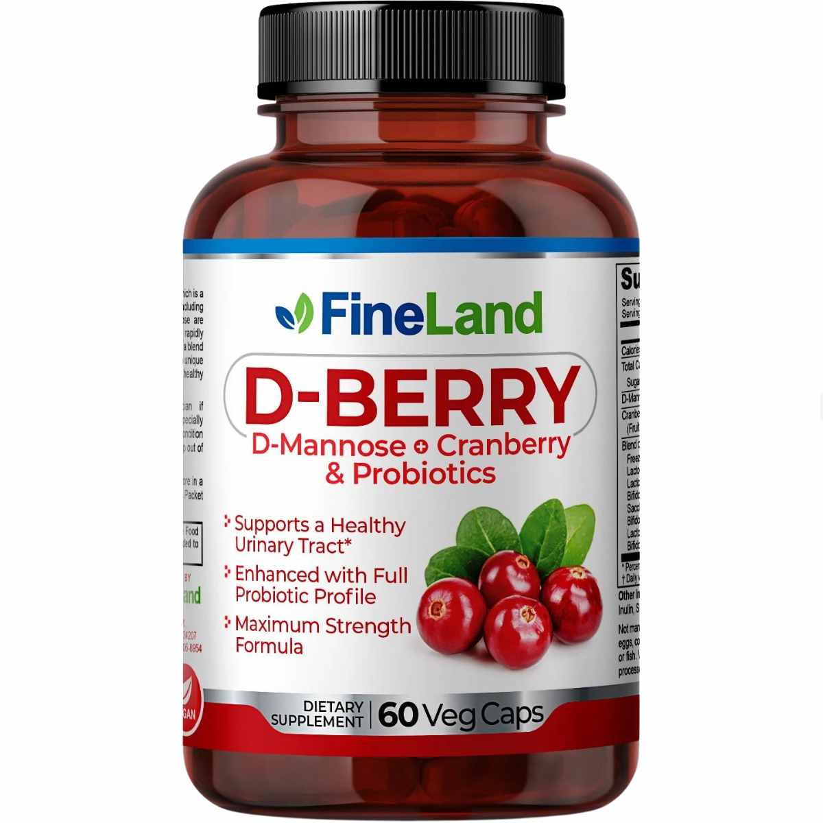 Arandano con D-Manosa y Probioticos - 60 Cápsulas - Haz Tu Pedido