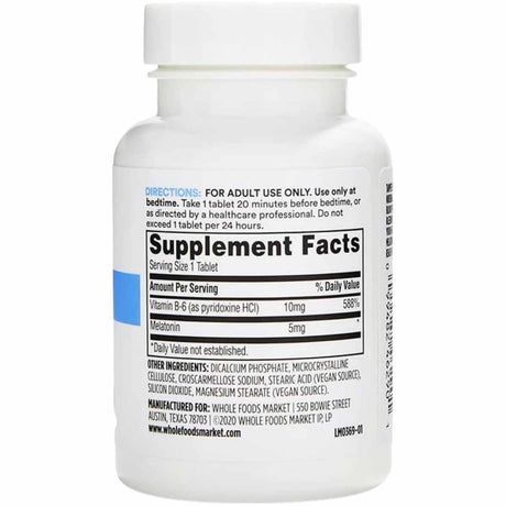 Melatonina - 5 mg - 60 Tabletas - Haz Tu Pedido