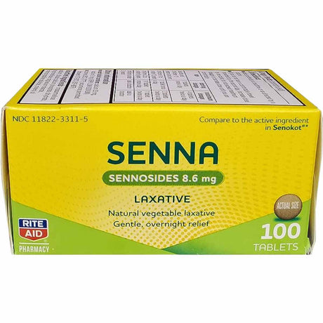 Laxante Senna - 100 Tabletas - Haz Tu Pedido