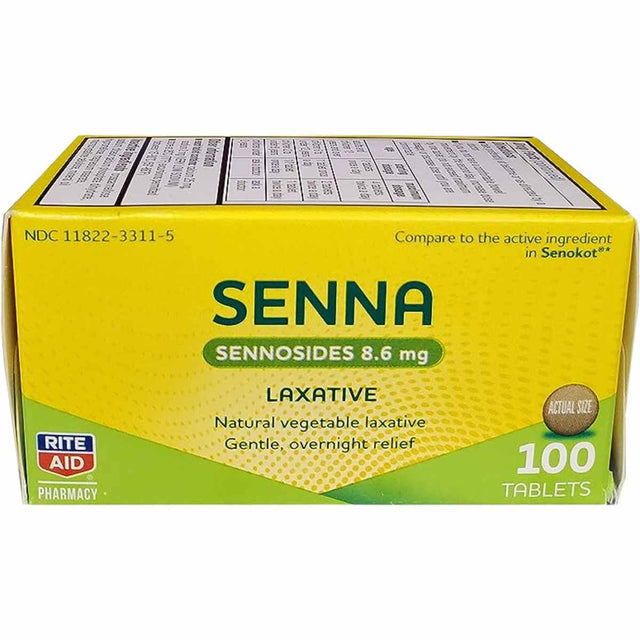 Laxante Senna - 100 Tabletas - Haz Tu Pedido