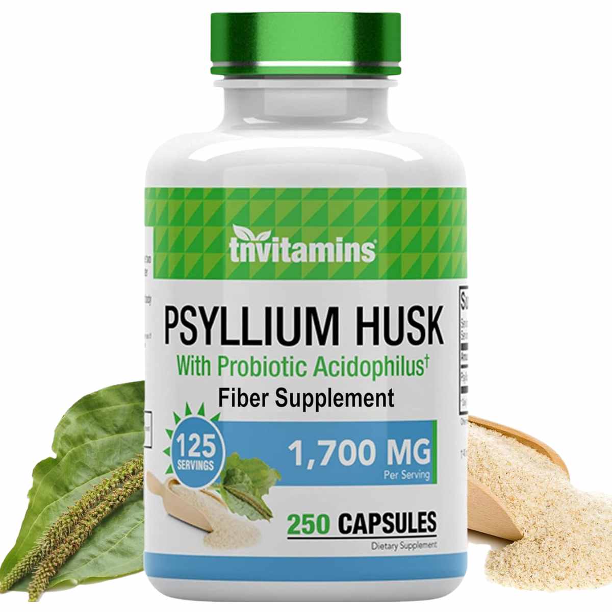 Cáscara de Psyllium 1700 mg - 250 Cápsulas - Haz Tu Pedido