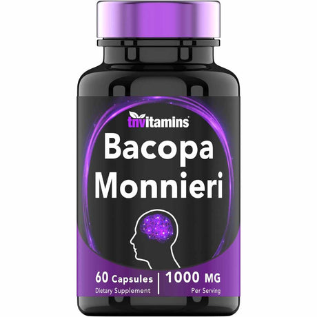 Bacopa Monnieri - 1000 mg - 60 Cápsulas - Haz Tu Pedido