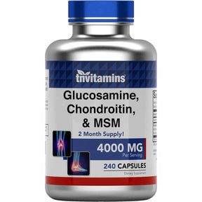 Glucosamina con Condroitina y MSM - 4000 mg - 240 Cápsulas - Haz Tu Pedido
