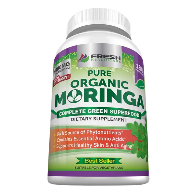 Moringa 1000 mg - 180 Cápsulas - Haz Tu Pedido