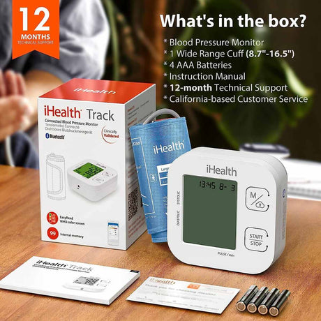 Monitor de Presión Arterial con Bluetooth Modelo KN-550BT - Haz Tu Pedido