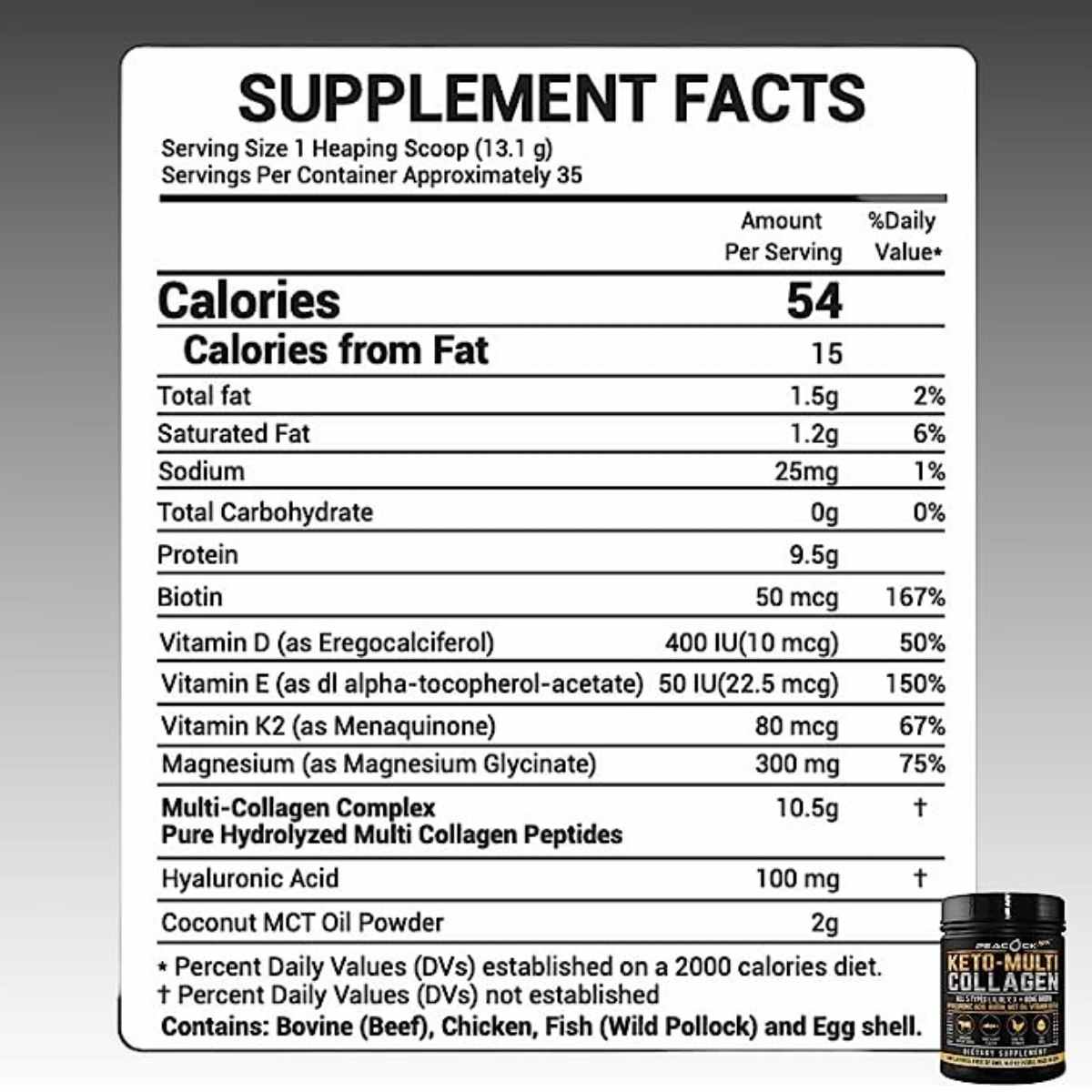 Proteína de Colágeno - 458 g - Haz Tu Pedido