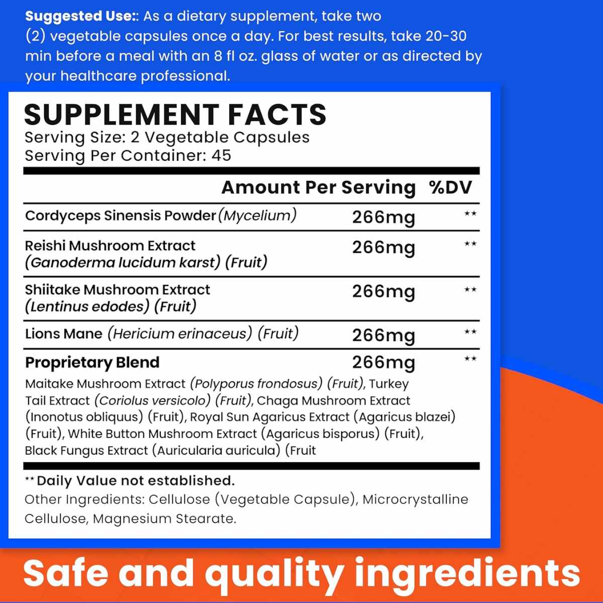 Complejo de Hongos - 90 Cápsulas Vegetales - Haz Tu Pedido