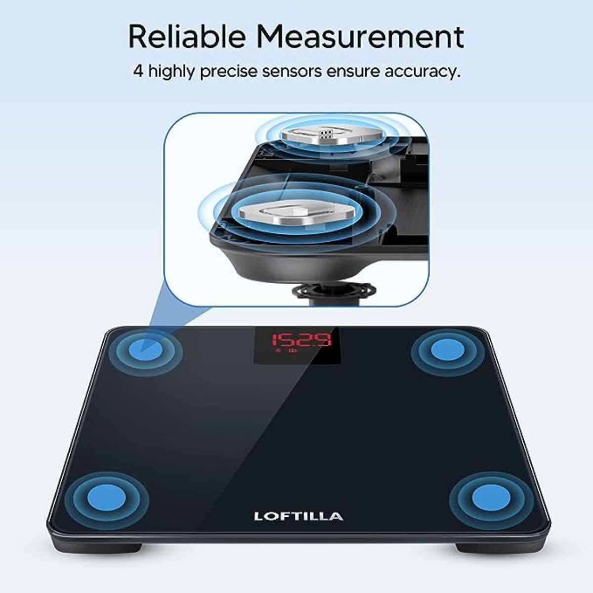 Bascula Digital Inteligente Multi Usuario Metro Scales Negro - Haz Tu Pedido