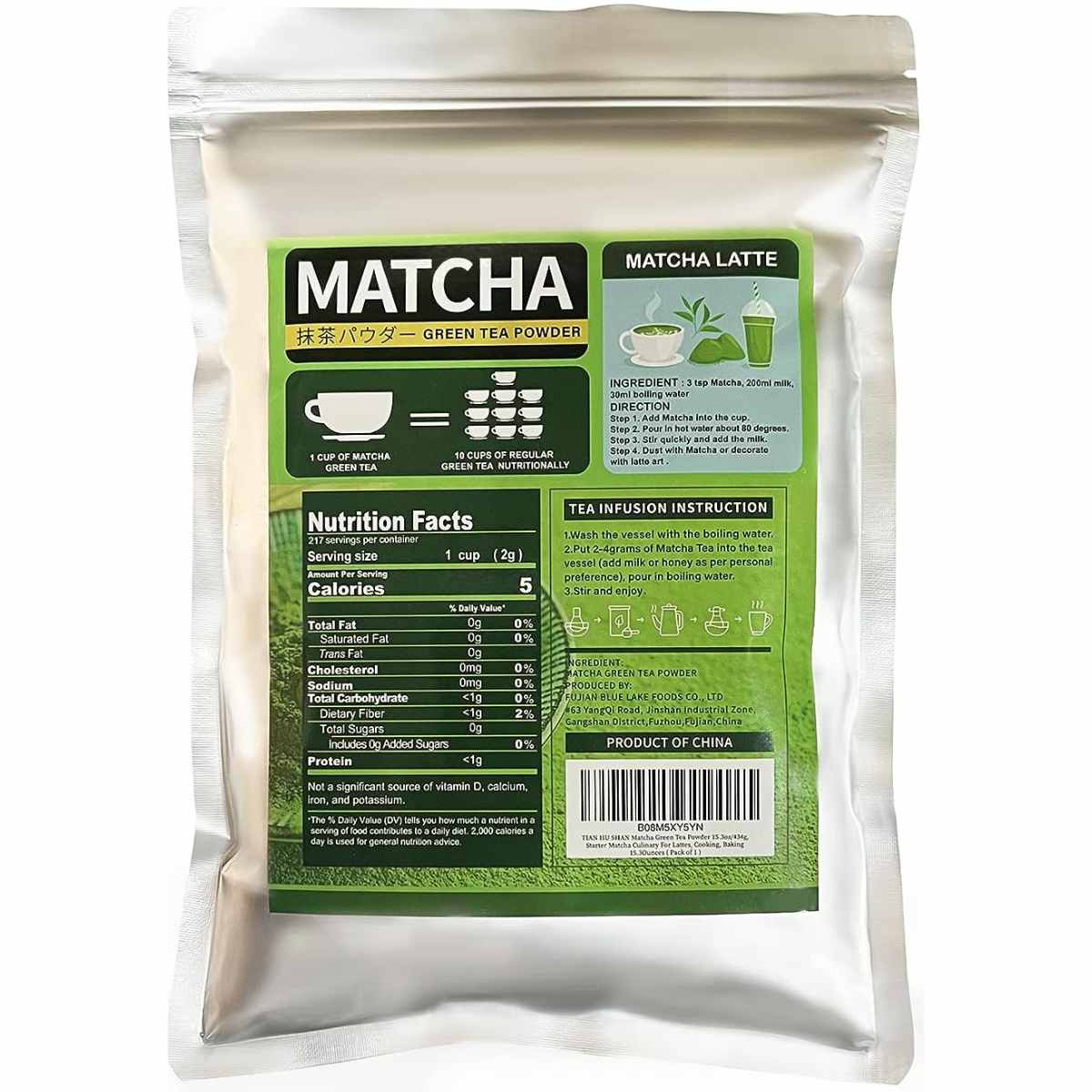 Té Verde Matcha - 434 g - Haz Tu Pedido