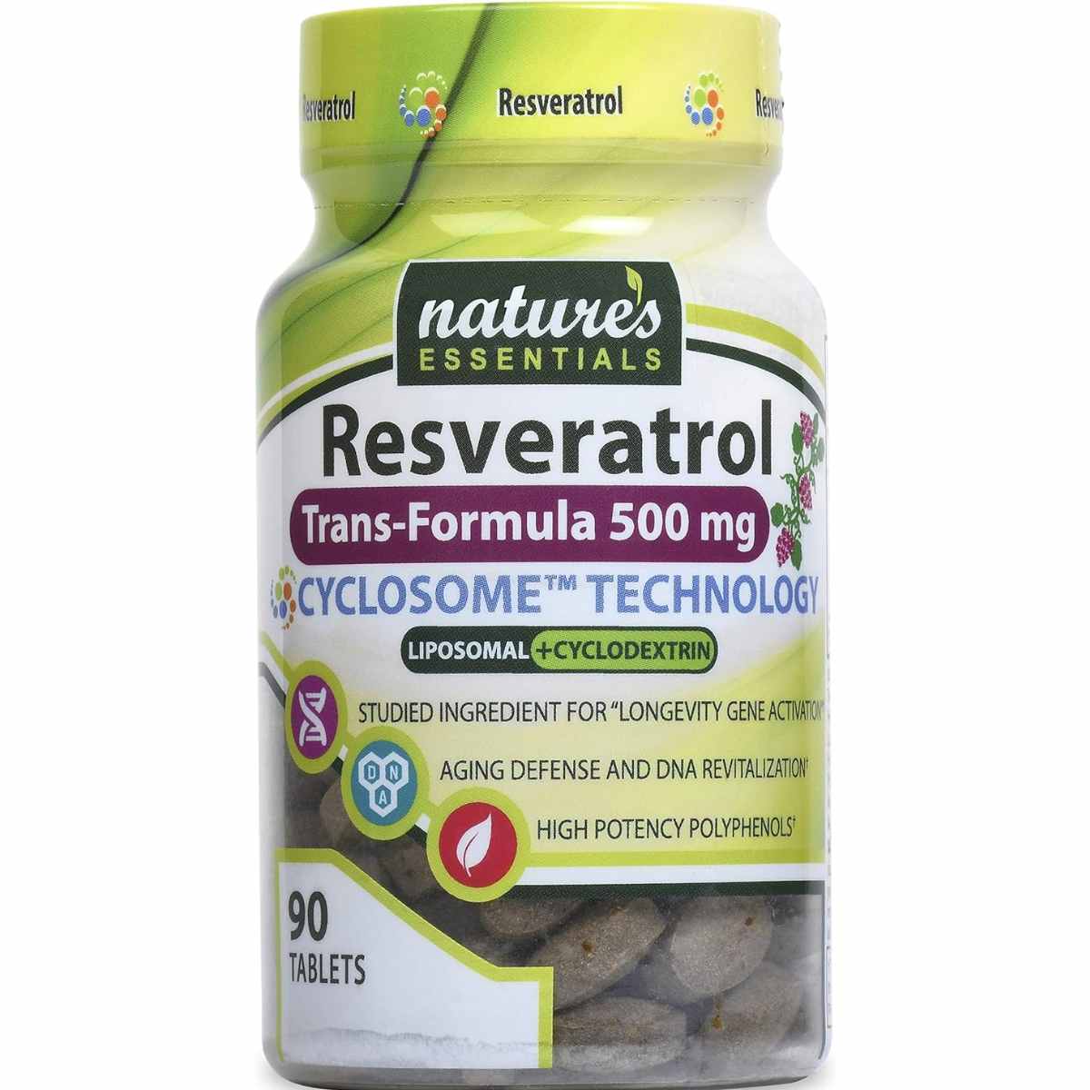 Resveratrol - 500 mg - 90 Tabletas - Haz Tu Pedido
