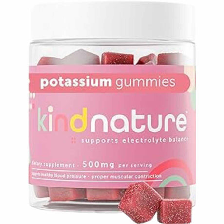 Potasio 500 MG - Bayas - 60 Gomitas - Haz Tu Pedido