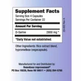 D-Serina - 2800 mg - 90 Cápsulas - Haz Tu Pedido