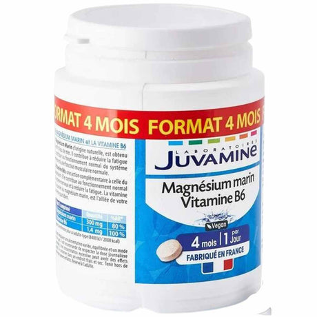 Magnesio Marino con Vitamina B6 - 120 Tabletas - Haz Tu Pedido