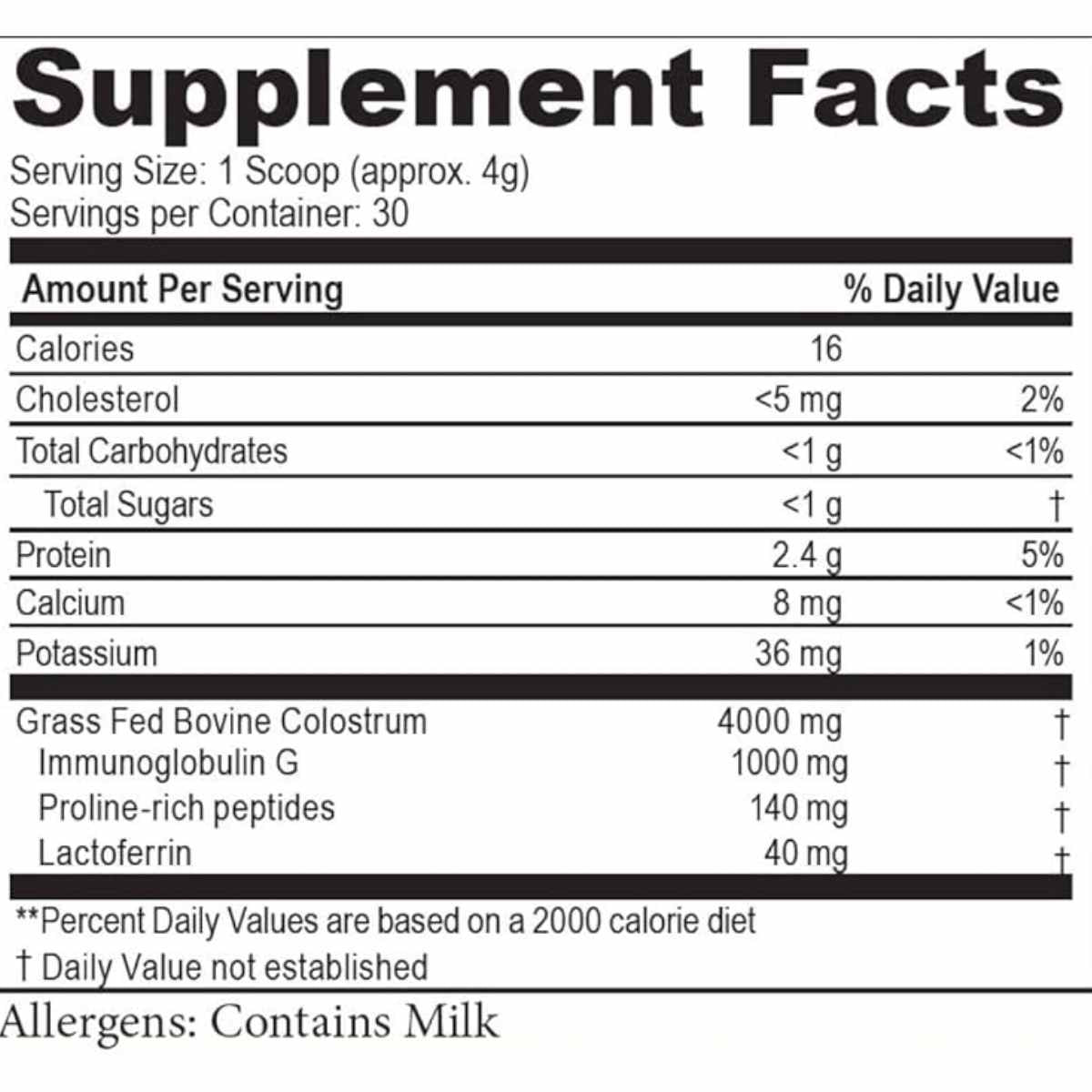 Calostro - 4000 mg - Haz Tu Pedido