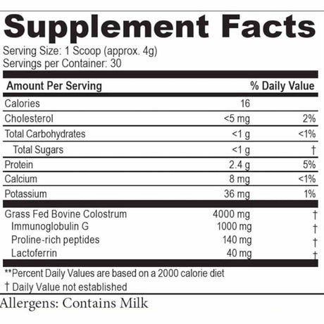 Calostro - 4000 mg - Haz Tu Pedido