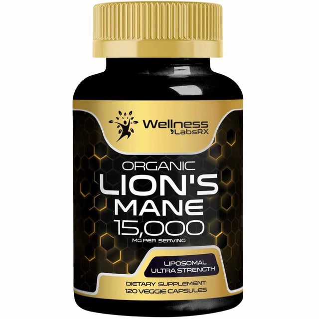 Hongo Melena de León 15,000 mg - 120 Cápsulas Vegetales - Haz Tu Pedido