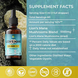 Hongo Melena de León 60,000 mg - 56 ml - Haz Tu Pedido