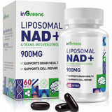 NAD+ con Trans Resveratrol - 900 mg - 60 Cápsulas Blandas - Haz Tu Pedido