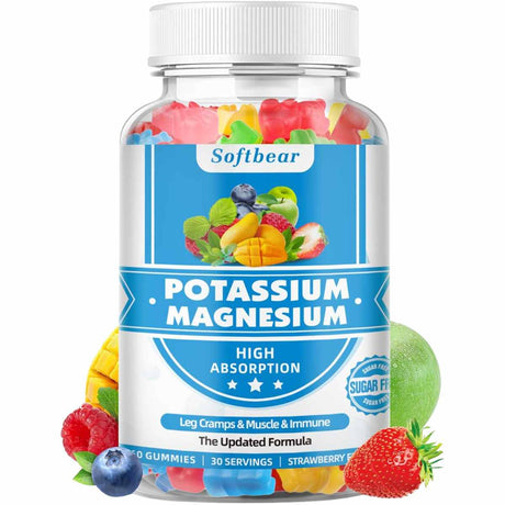 Complejo de Potasio con Magnesio - 60 Gomitas - Haz Tu Pedido