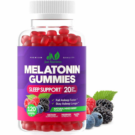 Melatonina - 20 mg - 120 Gomitas - Haz Tu Pedido