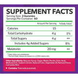 Melatonina - 20 mg - 120 Gomitas - Haz Tu Pedido