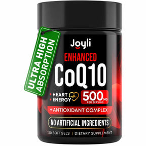 Coenzima CoQ10 - 500 mg - 120 Cápsulas Blandas - Haz Tu Pedido