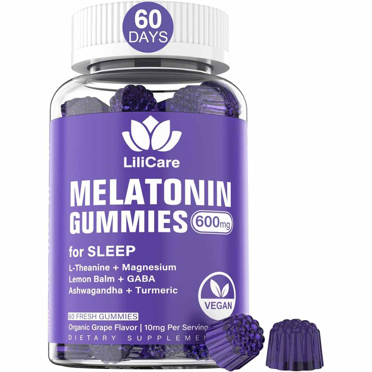 Melatonina - 600 mg - 60 Gomitas - Haz Tu Pedido