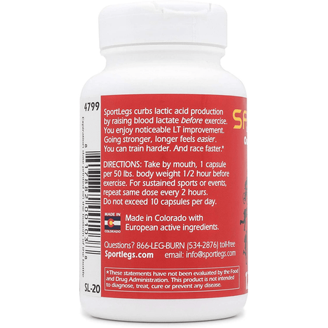 SportLegs - 120 Capsulas - Haz Tu Pedido
