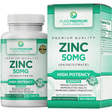 Pure Premium Zinc Oxide and Citrate - 100 Tabletas - Haz Tu Pedido