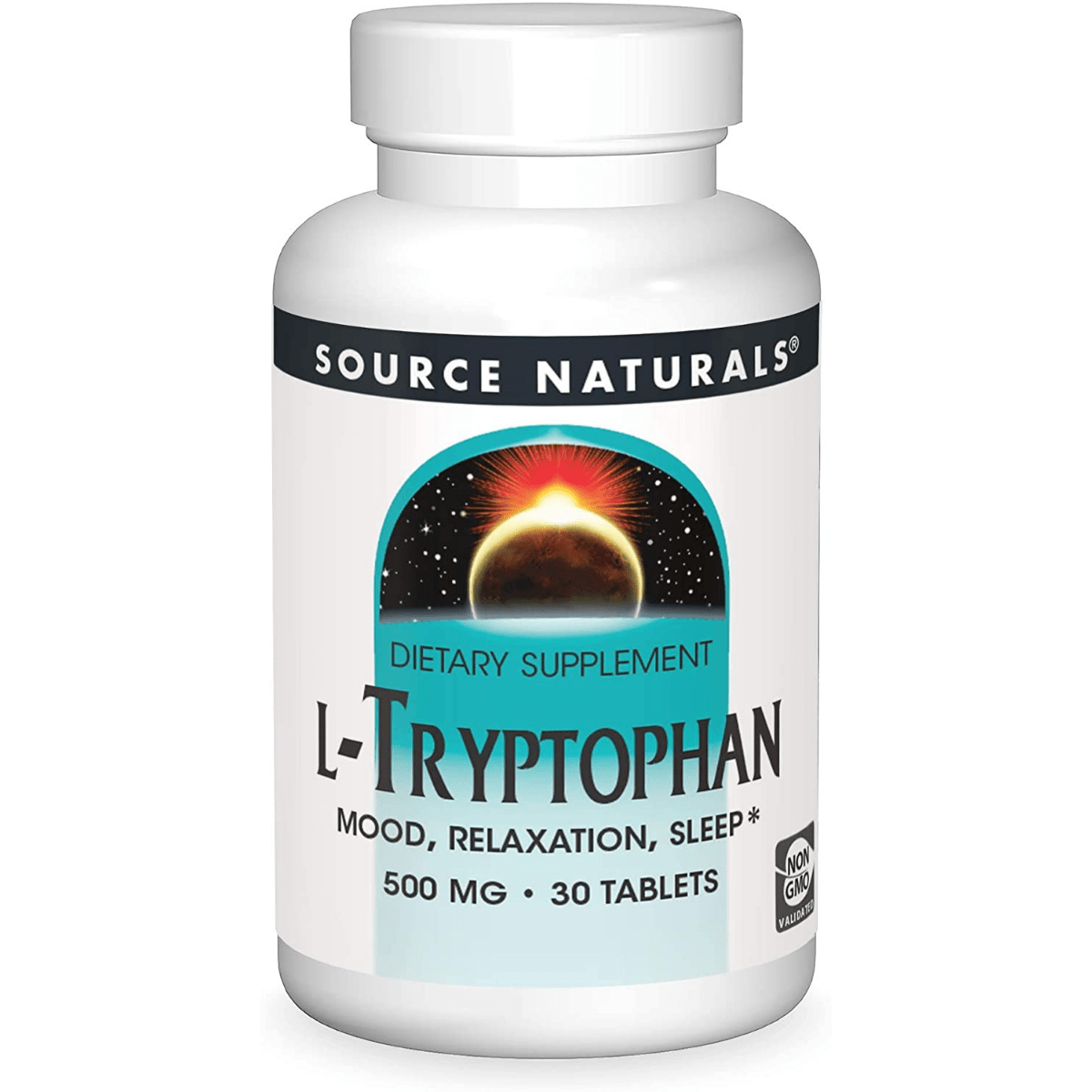 Source Naturals L-Tryptophan Mood Relaxation Sleep - 30 Tabletas - Haz Tu Pedido