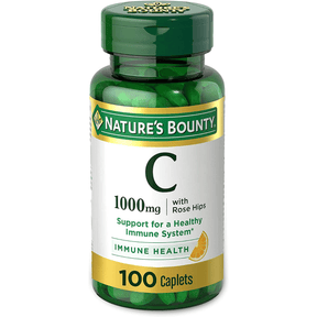 Nature’s Bounty Vitamin C + Rose Hips - 100 Comprimidos - Haz Tu Pedido