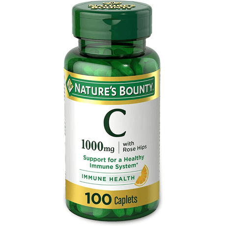 Nature’s Bounty Vitamin C + Rose Hips - 100 Comprimidos - Haz Tu Pedido